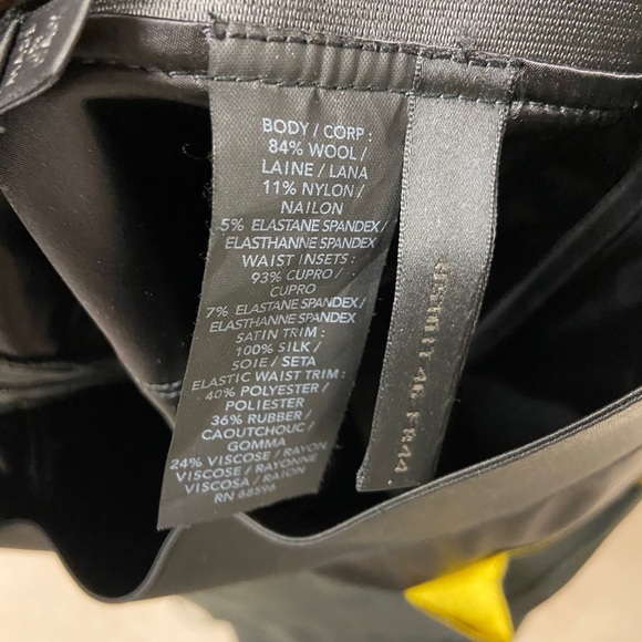 Donna Karan pencil skirt with mix materials Size 12 - Picture 4 of 11